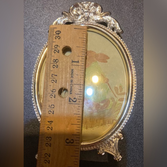 Vintage Grenadier Silver Baby’s First Tooth & Oval Picture Frame - Picture 9 of 13